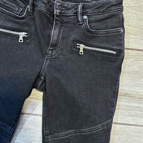 All Saints Biker Cropped Jeans - Picture 2 of 6